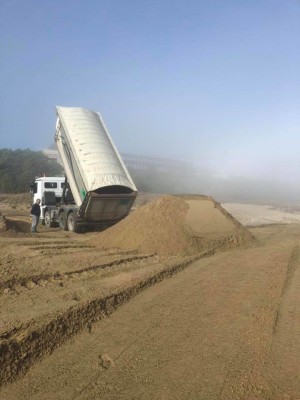 Sono partiti i lavori per la duna di sabbia sulle spiagge di Cervia